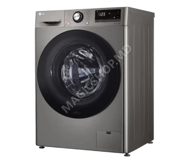 Mașină de spălat rufe LG F4WV328S2TU, 8kg, Gri